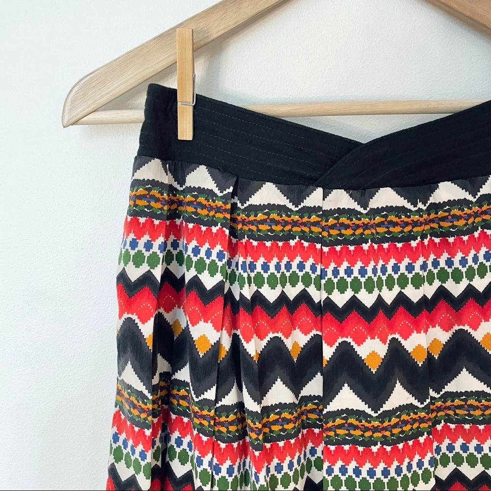 FEI Patterned A-Line Skirt